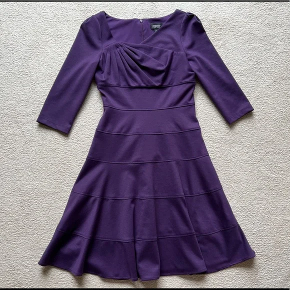 strapless open back dress PURPLE peplum embroidered palazzo set
